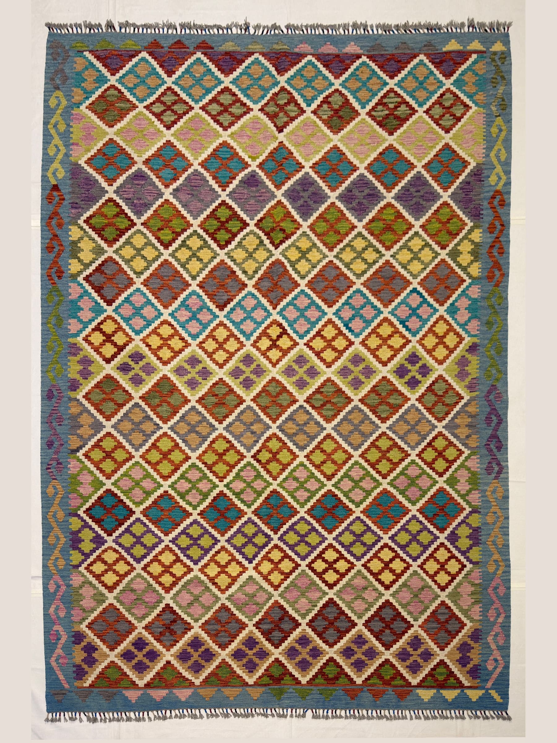 Ivory Ivory Wool Kilim