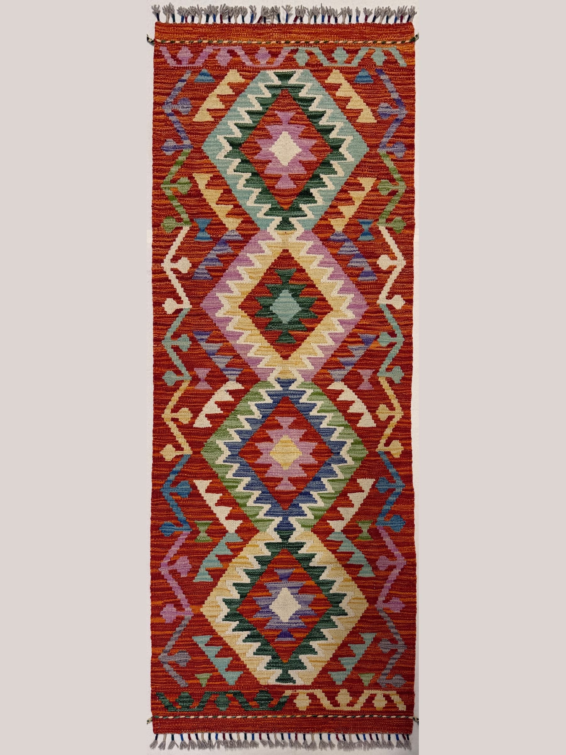 Kırmızı Yün Kilim