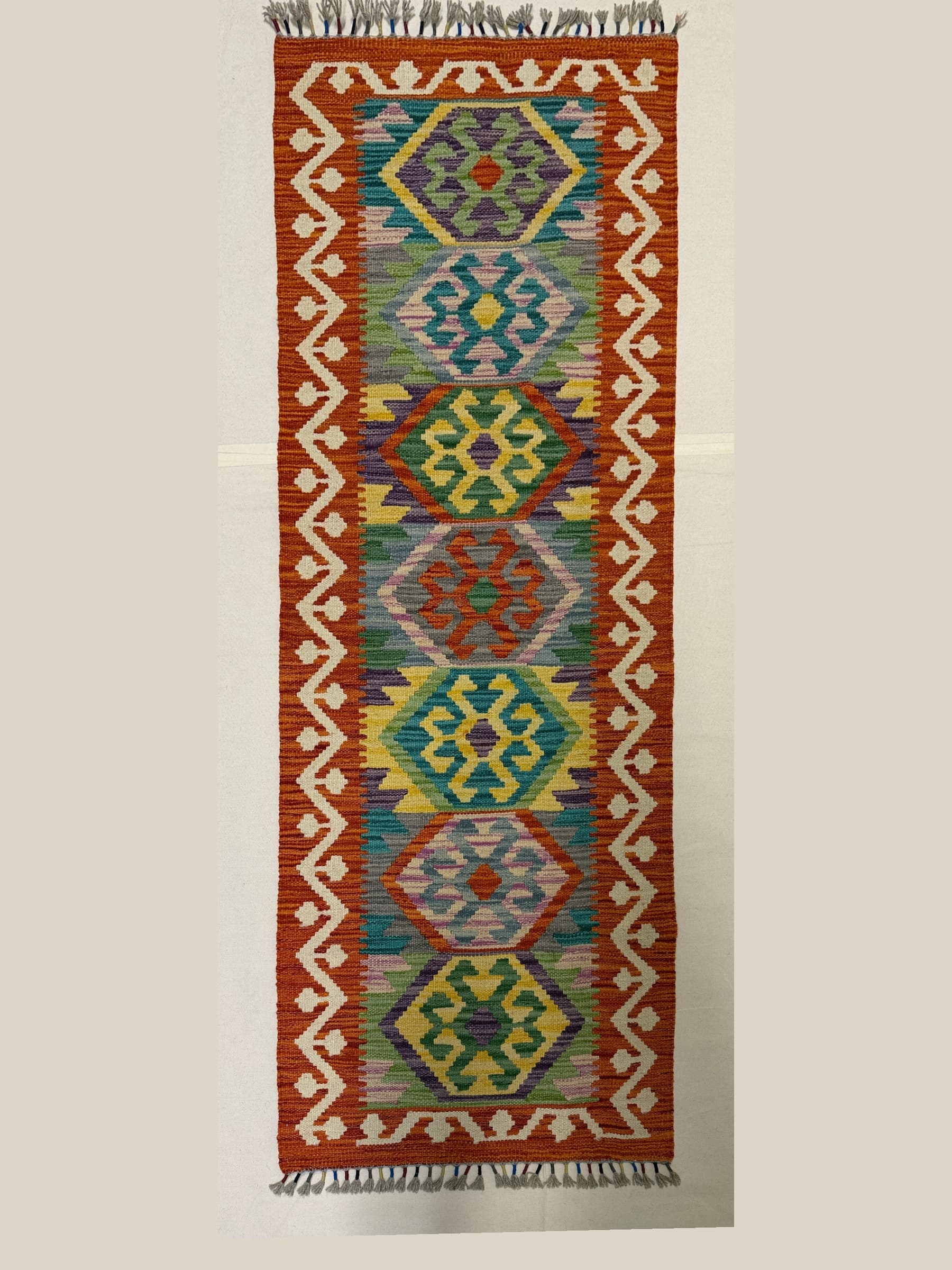 Terracotta Terracotta Wool Kilim