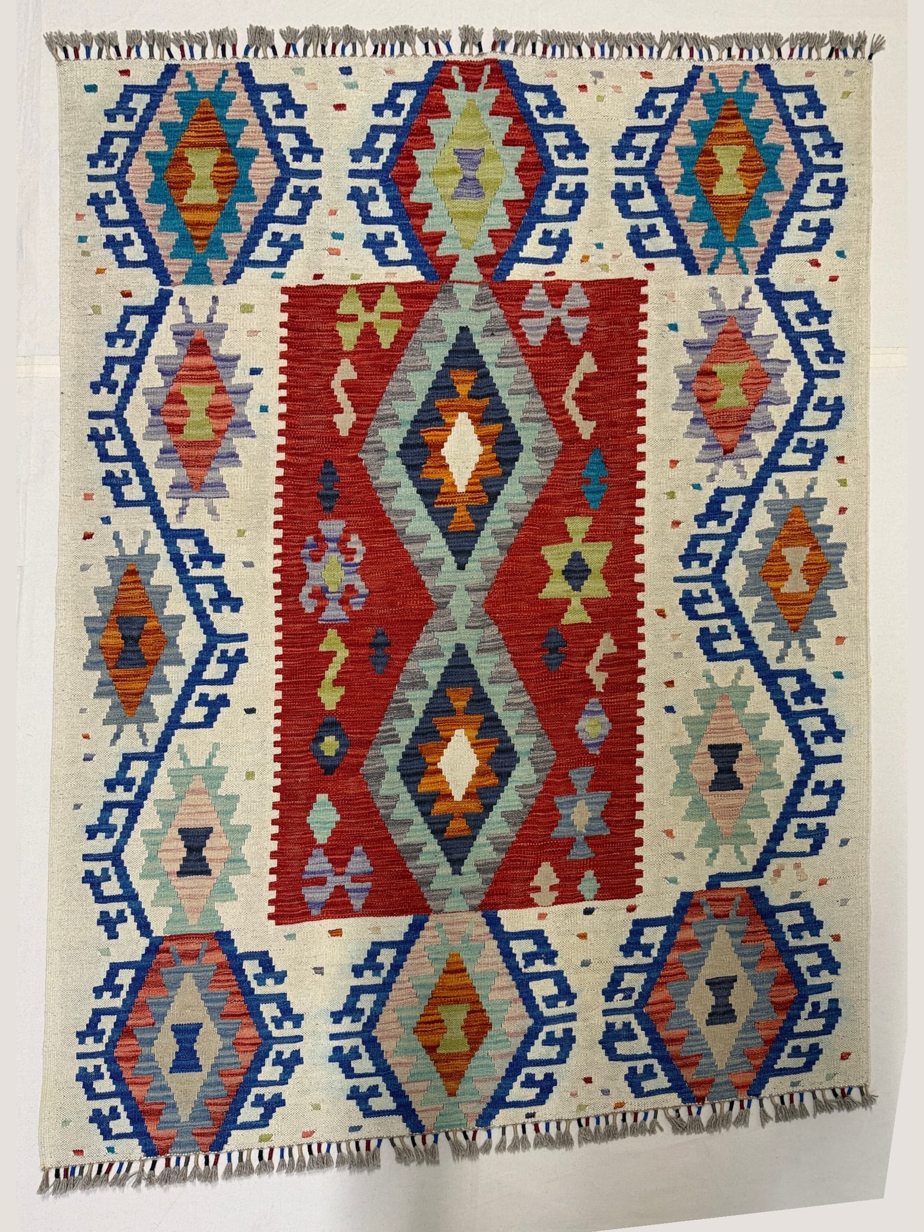 Ivory Ivory Wool Kilim