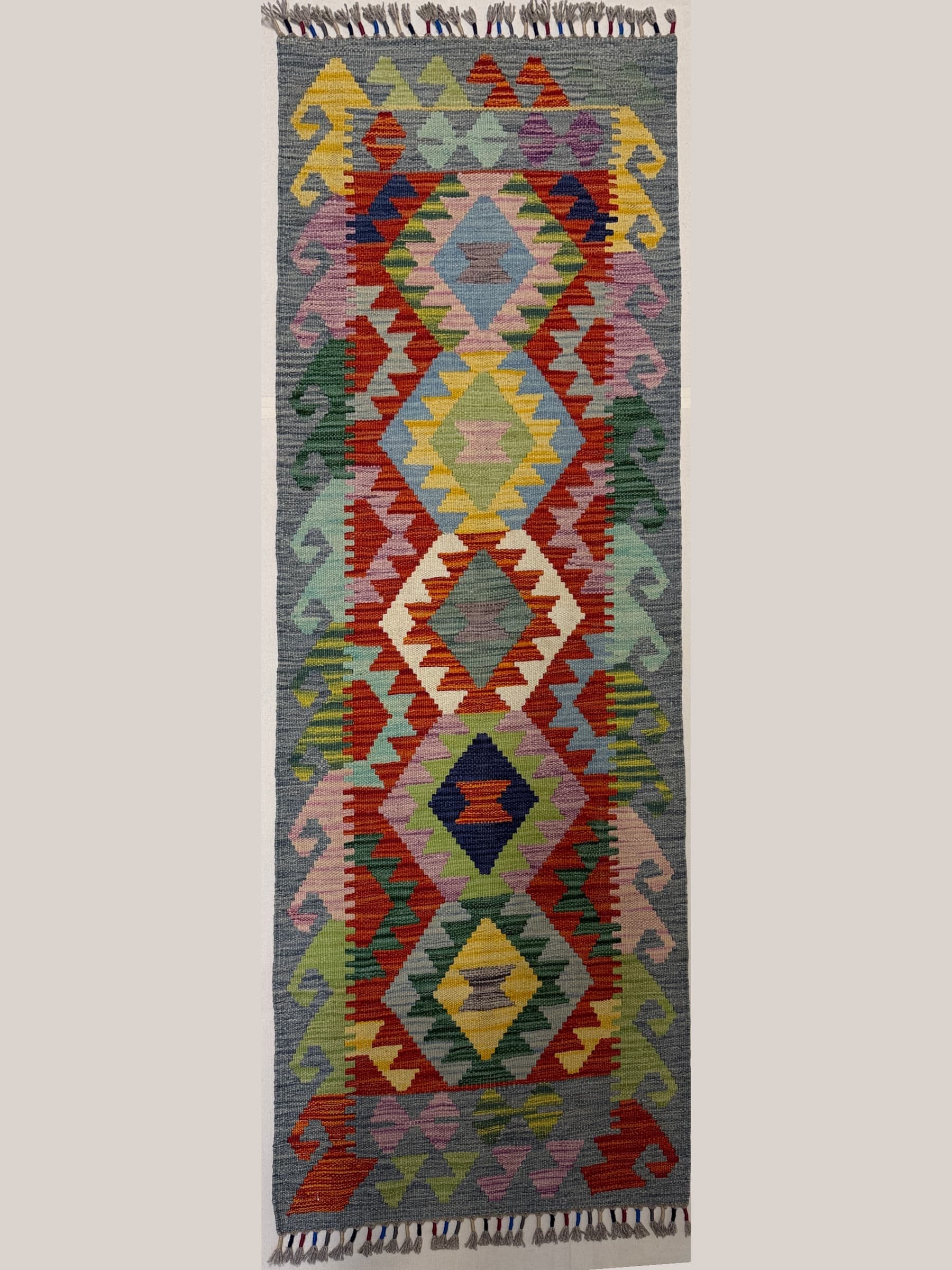 Navy Navy Wool Kilim