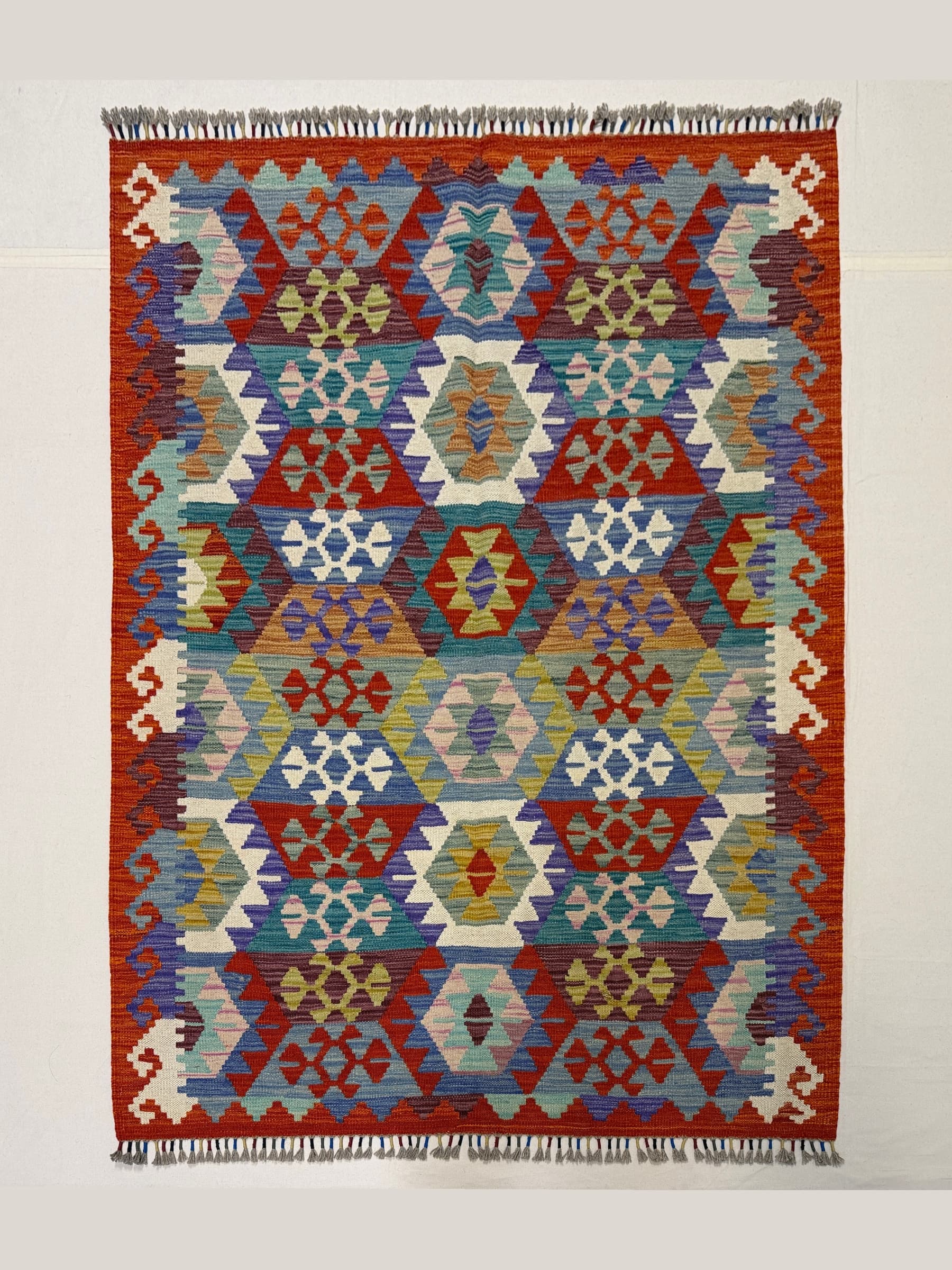 Terracotta Terracotta Wool Kilim