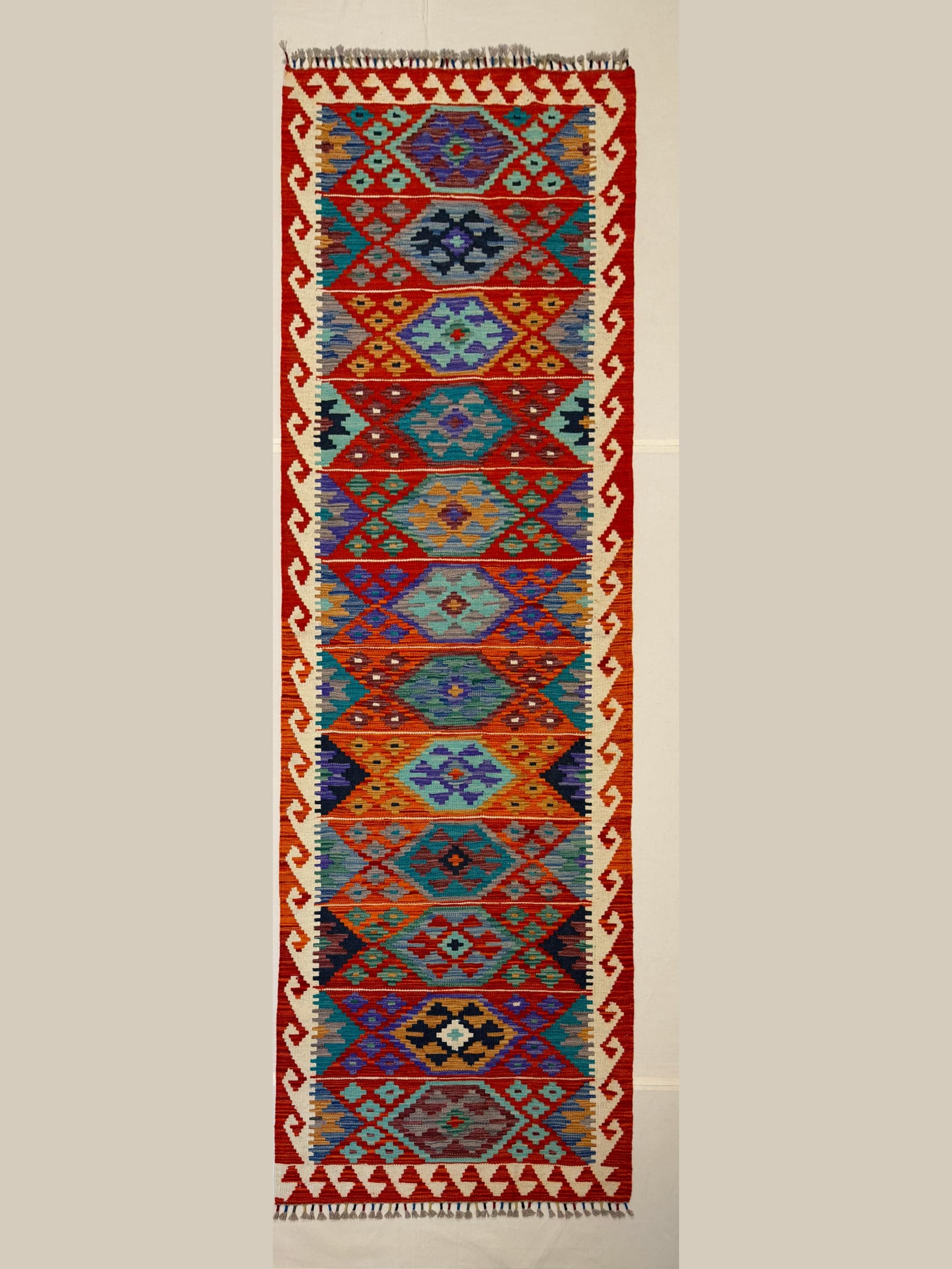Red Wool Kilim
