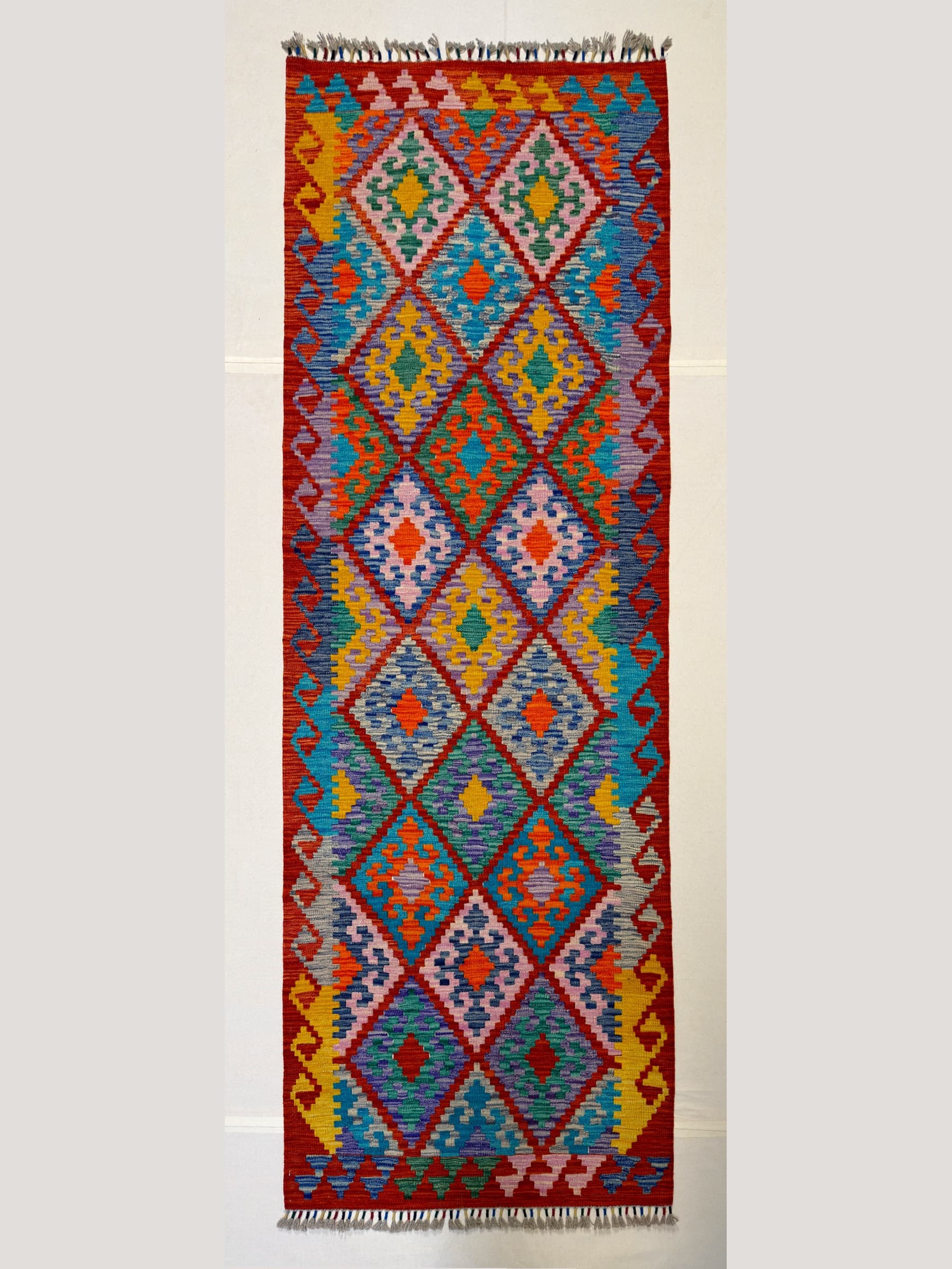 Kırmızı Yün Kilim