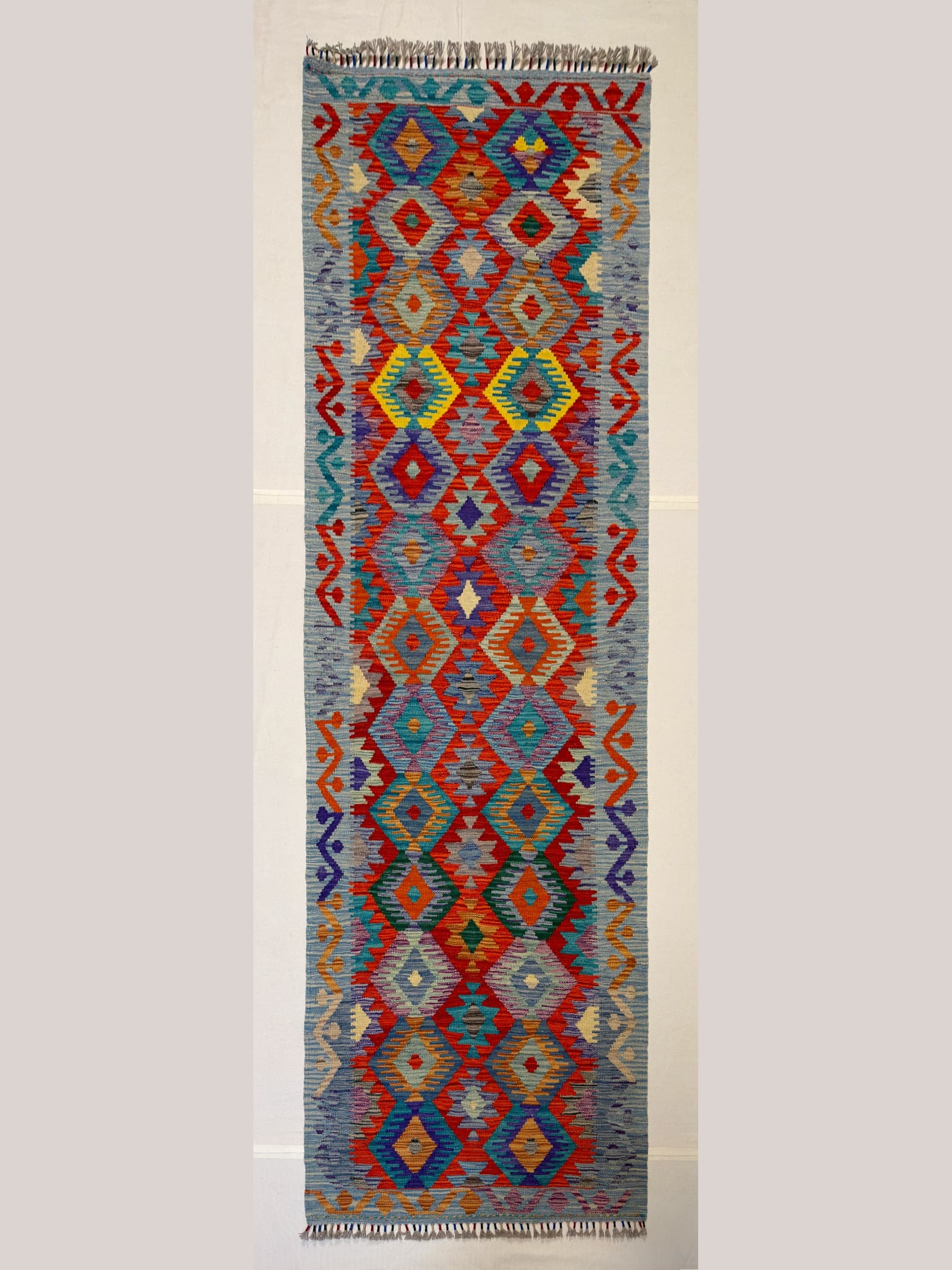 Navy Wool Kilim