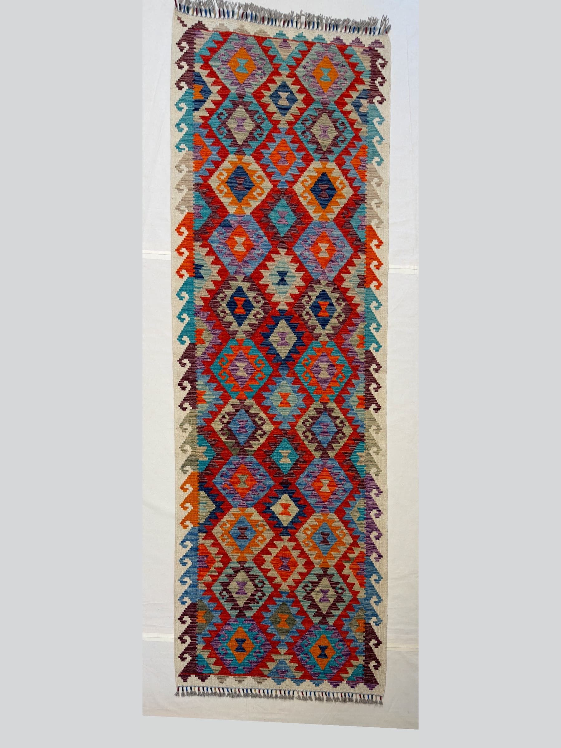 Kırmızı Yün Kilim