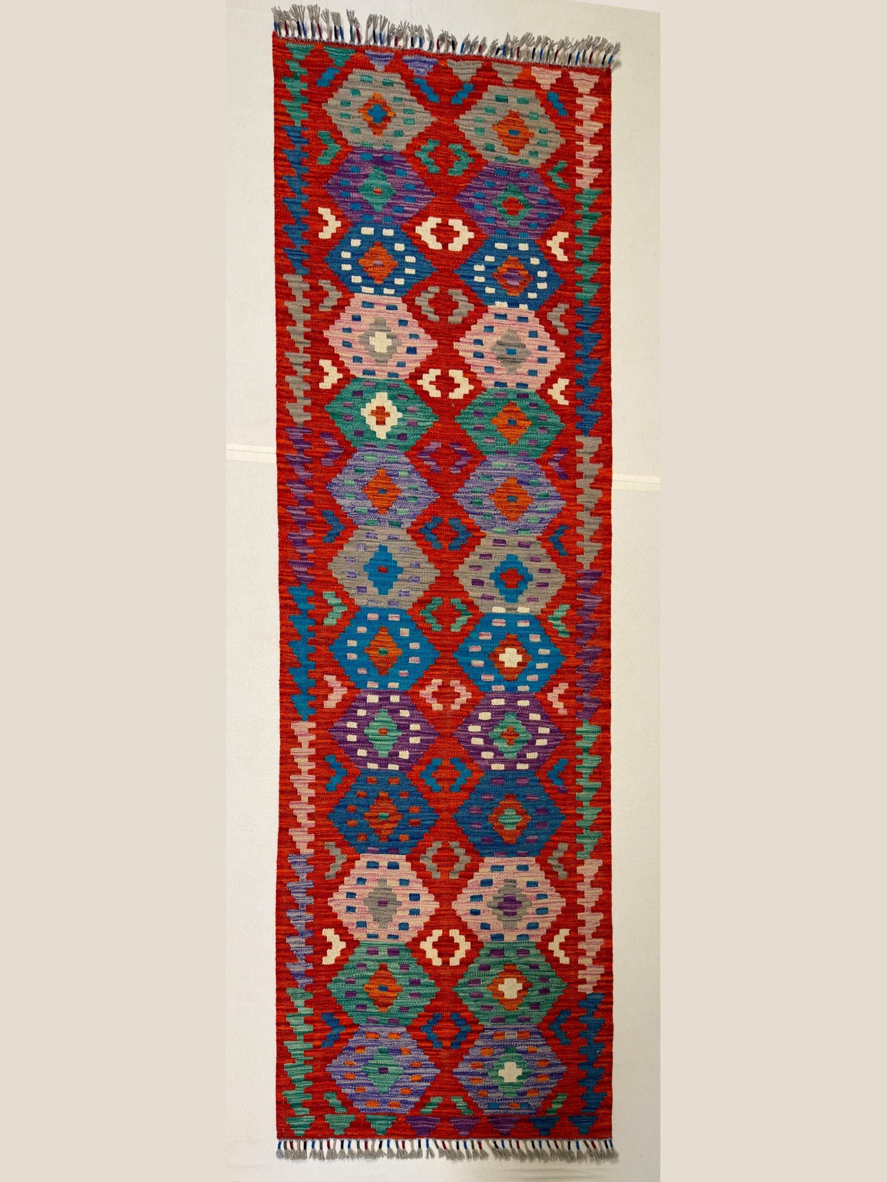 Red Wool Kilim