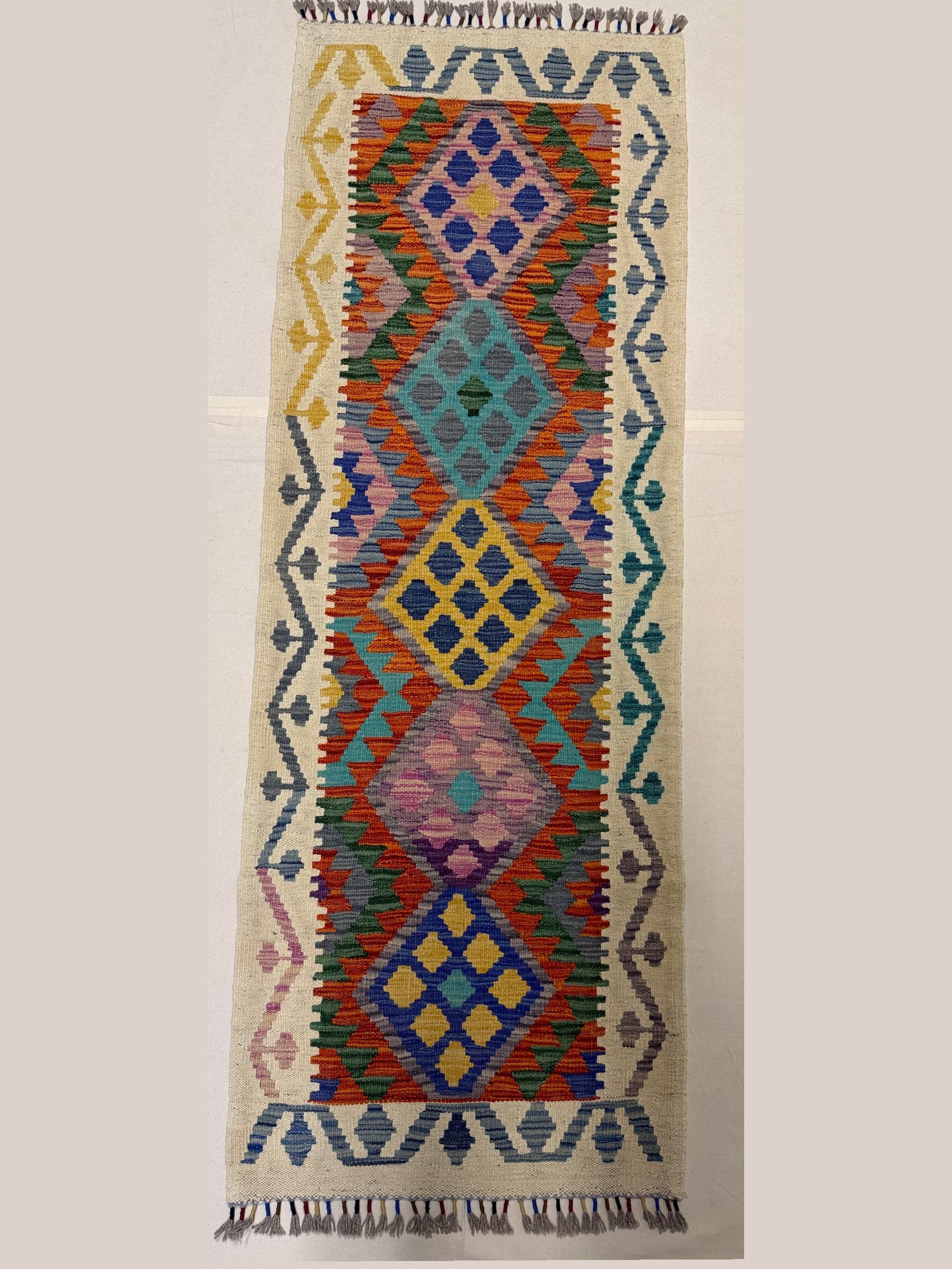 Terracotta Wool Kilim